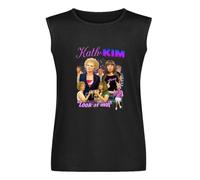 KATH and Kim Bootleg Essential Mens T-Shirt Unisex Sleeveless Tops Black Vest Tank Tee XL