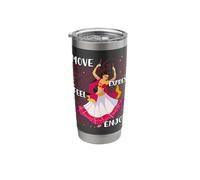 Kathak Classical Indian Dancer Performer Express Enjoy Stainless Steel Insulated Tumbler