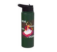 Kathak Classical Indian Dancer Performer Express Enjoy Stainless Steel Insulated Water Bottle