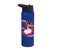 Kathak Classical Indian Dancer Performer Express Enjoy Stainless Steel Insulated Water Bottle