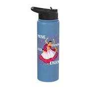 Kathak Classical Indian Dancer Performer Express Enjoy Stainless Steel Insulated Water Bottle