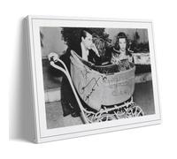 KATHARINE HEPBURN + CARY GRANT BRINGING UP BABY SIGNED Poster Decorative Painting Canvas Wall Art Living Room Poster Bedroom Painting Wall Art Picture Print Modern Family Room Decor 20 x 30 Inches (50