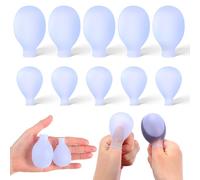Kathfly 10 Pcs Waterproof Toe Cover for Swimming Finger Protectors for Shower Toe Soak Sleeve Set Reusable Silicone Nail Protector for Nursing Fingernails Bath Pedicures Manicures Nail Care