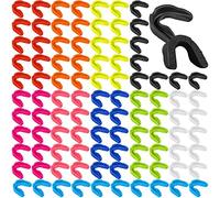 Kathfly 100 Pack Sports Mouth Guard Bulk Athletic Mouthguard Silicone Gum Mouthpiece Teeth Protection for Football Boxing Basketball Hockey Karate Lacrosse Wrestling(Assorted Colors)