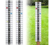 Kathfly 2 Pcs Cornhole Scoreboard with 6 Magnets, Magnetic Scoreboard Cornhole Score Keeper to Keep Track of Score for Corn Hole Bocce Bean Bag Toss Ball Games Outdoor