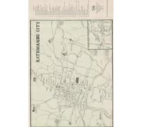 Kathmandu Map Journal: Vintage Map Notebook