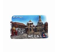 Kathmandu Nepal 3D Palace Refrigerator Magnet Resin Travel Souvenirs,Handmade Home & Kitchen Decoration Nepal Fridge Magnet Collection Gift