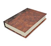 Kathmandu Valley Co. Nepali Eco Writing Journal with Extra-Thick Vintage Handmade Lokta Paper, Clean-cut, Made in the Himalayas of Nepal, 6x9 Inches (Rustic Curry, Epic)