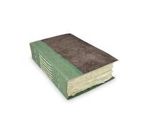Kathmandu Valley Co. Nepali Wayfinder Journal with Extra-thick Handmade Lokta Paper, 5x8 Inch Personal Writing Office Notebook Sketchbook. Made in Nepal. (Walnut, Small)
