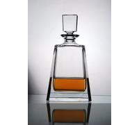 Kathrene Medium Spirit Decanter, 500ml, Rectangular, Transparent, Crystal, Contemporary, Handmade, Premium Crystal Material