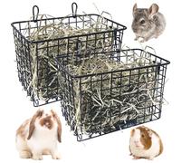 kathson Metal Rabbit Hay Feeder(2 Pack)