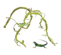 Kathson Reptile Jungle Vines Flexible Bend-A-Branch, 3.6Ft Reptile Climbing Branches, Chameleon Flexible Vine Decor,Terrarium Plants Decoration Accessories for Lizard Gecko Frog Snake