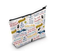 Kathy and Stella The Musical Gift Kathy and Stella Musical Theater Quotes Makeup Zipper Pouch for Actor Actress (The Show-Over Bag)