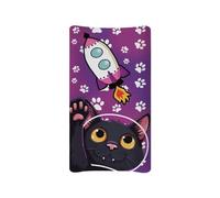 Kathyboom Astronaut Black Cat Waterproof Baby Changing Pad Covers, Decorative Covers for Nursing Room Decor