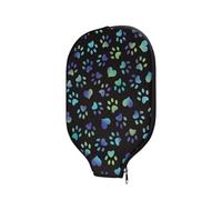 Kathyboom Dog Paw Paddle Cover Universal Size Paddle Case - Protective Racquet Sleeve - Protect Your Paddle from Scratches, Dings, Dents
