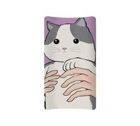 Kathyboom Durable Cat Changing Pad Covers for Baby Changers, Fitted Sheet Suitable for Most Rectangular Changing Pads, Easy to Clean