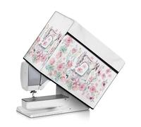 Kathyboom Flower Sewing Accessories Foldable Sewing Machine Cover Protective Cover with Essentials Pockets Sewing Accessories Organizer