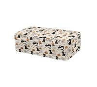 Kathyboom Knee Scooter Pad Cover With Nonslip Elastic Straps,Halloween Black Cat Pumpkin Soft And Comfortable Knee Scooter For Adults, Machine Washable, Fits Any Knee Scooter