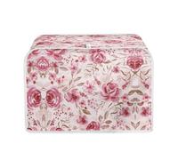 Kathyboom Pink Flower 4 Slice Toaster Cover with Top Handle, Durable Bread Maker Cover Stands up Well, Kitchen Accessories Home Decor