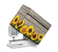 Kathyboom Sunflower Board Sewing Machine Dust Cover Universal for Most Standard Singer & Brother Machines,Durable Quilted Dust Cover Protection Decor
