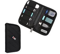 Katia 9 x USB Flash Drives Carrying Case With Premium Quality Padded Protection for Flash/Key Drives - Black