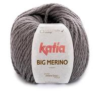 Katia Big Merino Wool Yarn, Grey, 100g