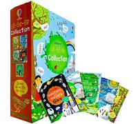 Katie Daynes Usborne Lift-the-Flap Collection 5 Books Set (General Knowledge, How Things Work, Weather and Climate, Questions & Answers about Nature & Space)