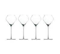 Katie Jayne 450ml ‘Tulip’ Beaujolais Wine Glasses Set of 4 | Mouth-Blown Long Stem Glassware Set for 4 | Handmade Wine Glass Set for Home Bars, Celebrations, Parties | Gift-Boxed Drinking Glasses