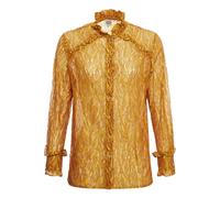 Katie Lace Shirt Mustard S