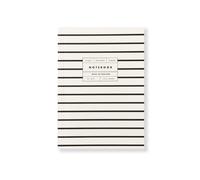 Katie Leamon A5 Notebook 300 Blank Pages 100GSM B&W Stripe