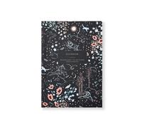 Katie Leamon A5 Notebook 300 Blank Pages 100GSM L&L Zodiac Navy