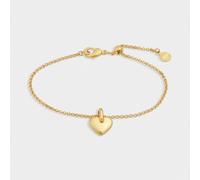Katie Loxton Alora Heart Waterproof Gold Bracelet 19cm