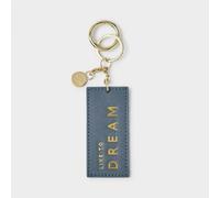 Katie Loxton Chain Keyring Live To Dream in Light Navy KLB2715 - Refined - Polyurethane
