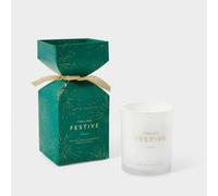 Katie Loxton Christmas Candle 'Feeling Festive' KLC350 - Contemporary Appeal - Wax / Glass