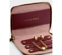 Katie Loxton Faux Leather Travel Jewellery Case Cherry Red