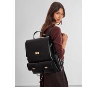 Katie Loxton Faux Leather Twist Lock Work Backpack Black