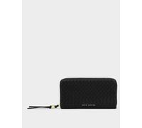 Katie Loxton Faux Leather Weave Purse Black