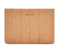 KATIE LOXTON Kayla Quilted Womens Medium Vegan Leather Clutch Purse Pouch Tan, Tan, 11.75 x 8.25 inches