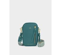 Katie Loxton Personalised Faux Leather Cross Body Bag Teal