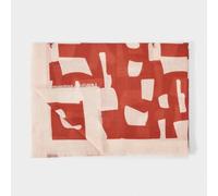 Katie Loxton Pink Abstract Block Scarf - Polyester