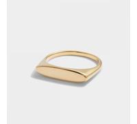 Katie Loxton Signet Waterproof Gold Ring Size N