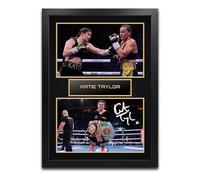 Katie Taylor Boxing Printed Autograph Memorabilia - Framed Gift A3 Framed