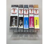 Katies Edible Ink Cartridge Set Compatible With Canon Pixma ip7250 - XL Capacity *** BUY 2 SETS OF CARTRIDGES AND WE WILL SEND YOU AN EXTRA SET FREE***