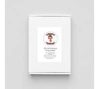 Katies Edible Ink Icing Sheets - 25 Plain White Premium Quality A4 Sheets -1220g - Edible Paper For Printing