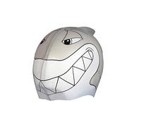 KATIES PLAYPEN / BABY BEST BUYS Childs Silicone Swimming Cap - Grey Shark Design - One Size