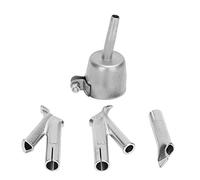 Katigan 4 Speed Welding Nozzles for Vinyl PVC Plastic Hot Air Blower Triangle Speed Nozzle 5Mm Round Welding Head Alloy Y Type