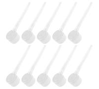 KATIMI 10PCS Washing Powder Scoop, 5g Scoop for Powder, Plastic Protein Scoop with Scale 2g 3g 4g, Transparent Scoops for Powder, Kitchen Cooking Tools for Liquids Powders Seasoning Oil Coffee Tea