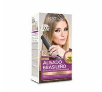KATIVA BLONDE BRAZILIAN STRAIGHTENING KIT FOR LIGHT BLONDE HAIR