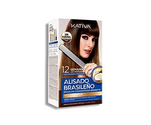 Kativa Brazilian Straightening Brunette, Liquid, Unscented, Vegetable Keratin, Curly, Coily