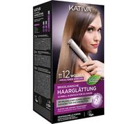 Kativa Hair SpecialsBrazilian hair straightening with double keratin Shampoo 30 ml + Conditioner 30 ml + Smoothing Mask 150 ml + Gloves